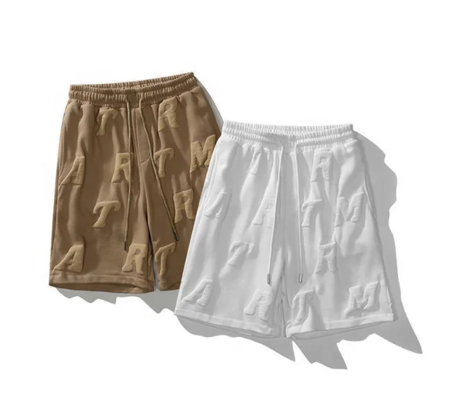 Мужские дышащие шорты с принтом, однотонные баскетбольные шорты большого размера, мужские свободные спортивные шорты с пышным принтом, 2023