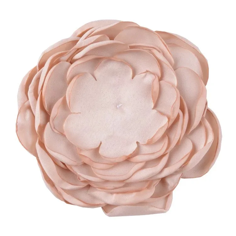 Wholesale Wrist Silk Flowers Wedding Bouquet Feather Bead Hair Clips Fascinator Corsage Pin Burnt Edge Flower