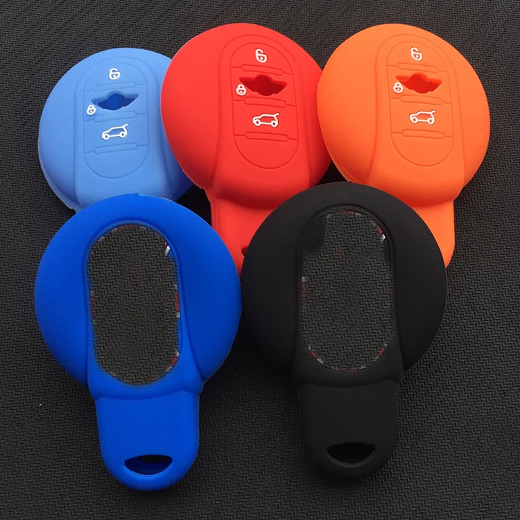 Silicone Car Key Cover Protector ACCESSORY  For F55 F56 2014 - 2015 ,S Roadster R55 R56 R57 R58 R59 Key Case For Mini Cooper