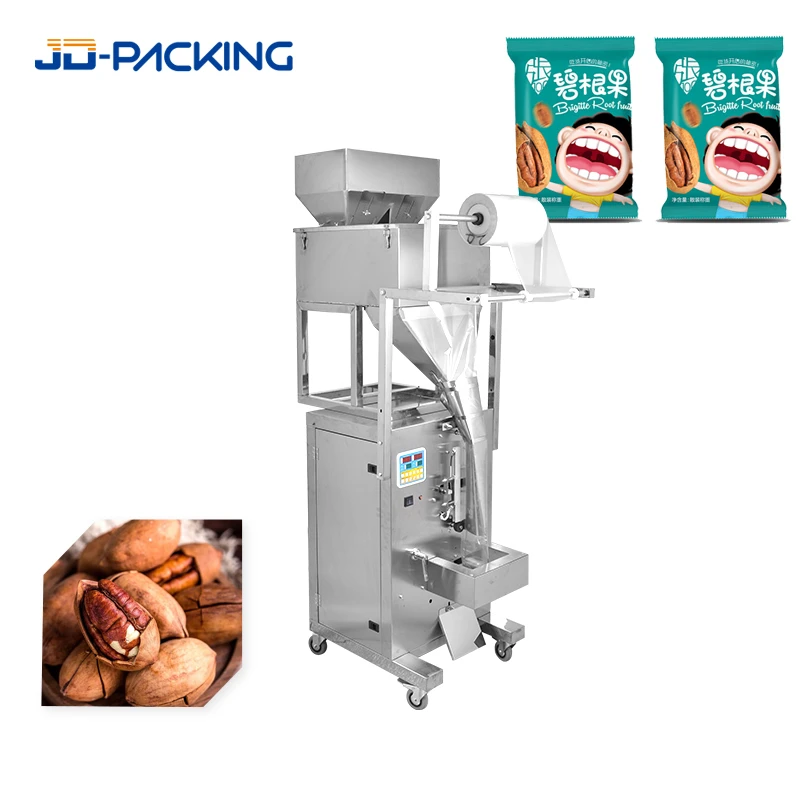 Frozen food dumplings chip popcorn nuts pillow pouch candy mushroom vegetables potato tea leaves  paper bag packaging machine