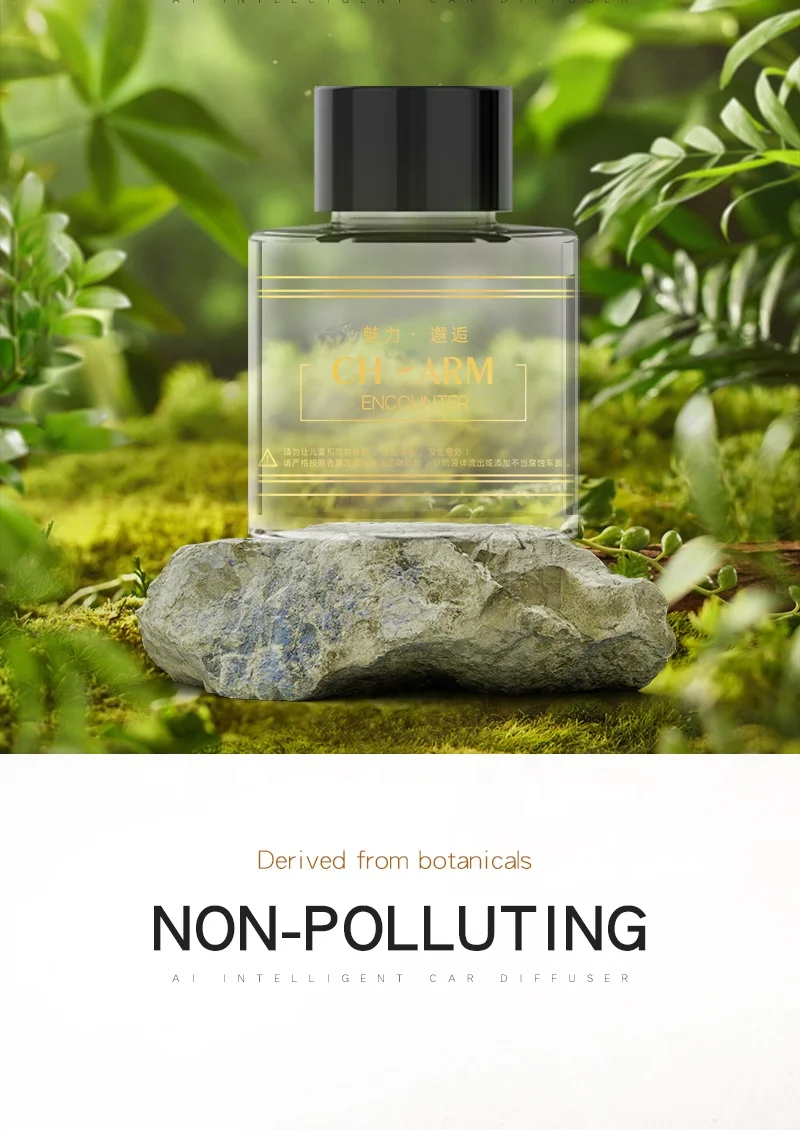 2024 Latest Smart Scent Air Freshener Spray Waterless Essential Oil Perfume Car Aromatherapy Diffuser