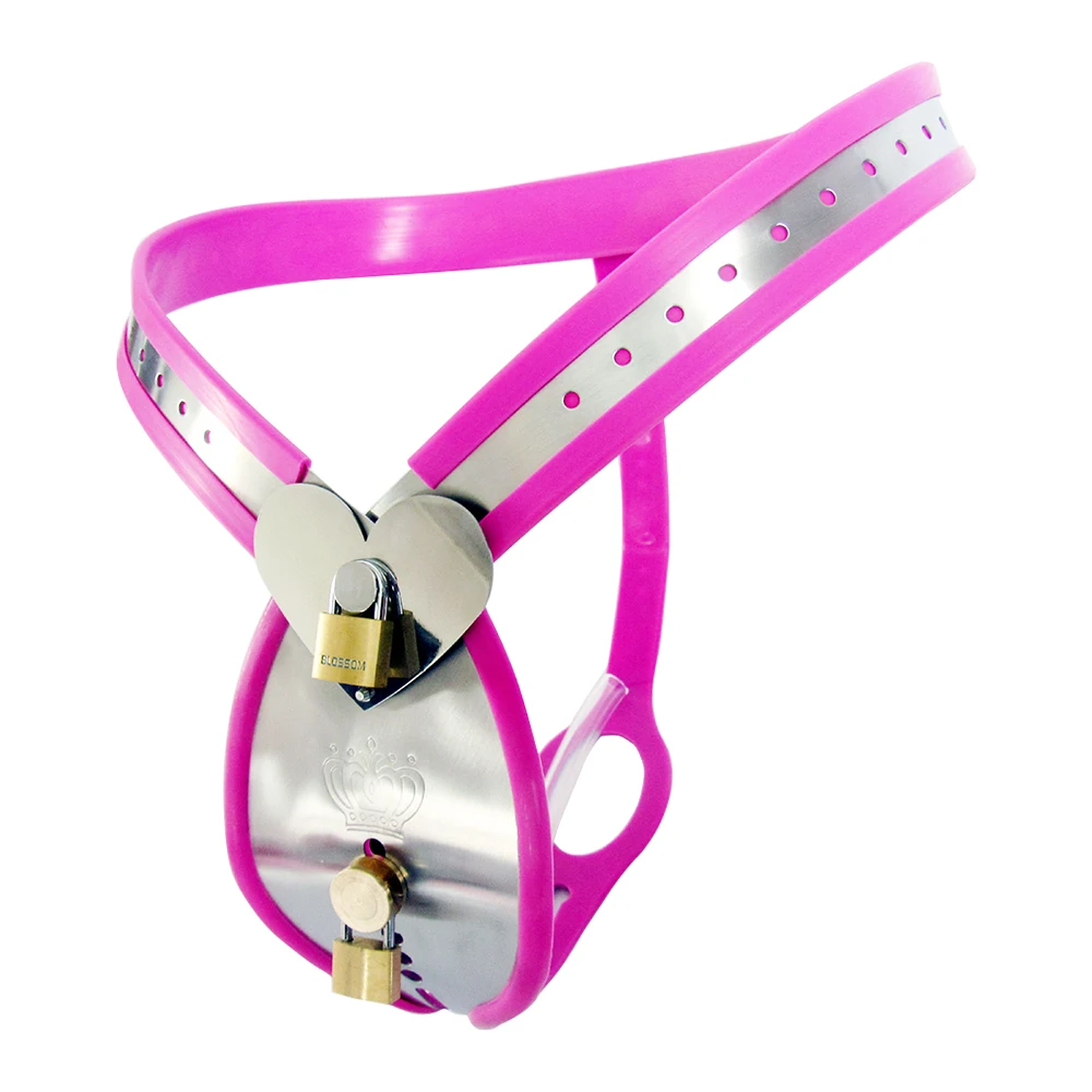 Black/Pink Bdsm Chastity Belt Harness High Quality Chastity Belt for Men
