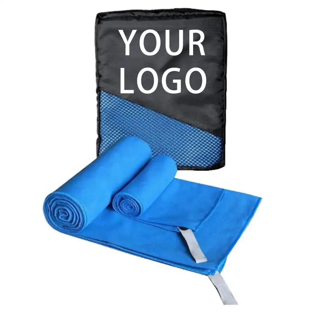 Set of 2 Microfiber Beach Towels for Adults Custom Design microfiber towel gy with Competitive Price New Release