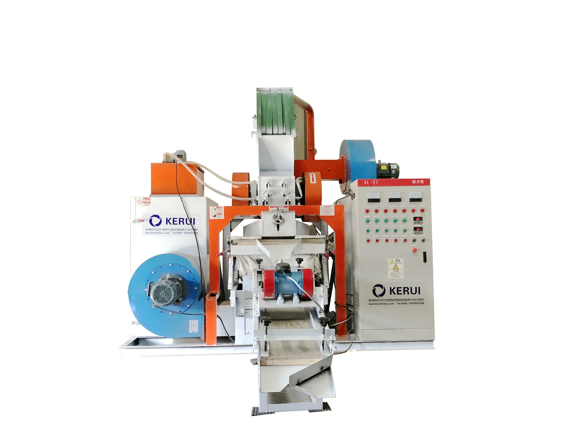 aluminum cable recycling machine/scrap wire cable granulator copper recycling production line