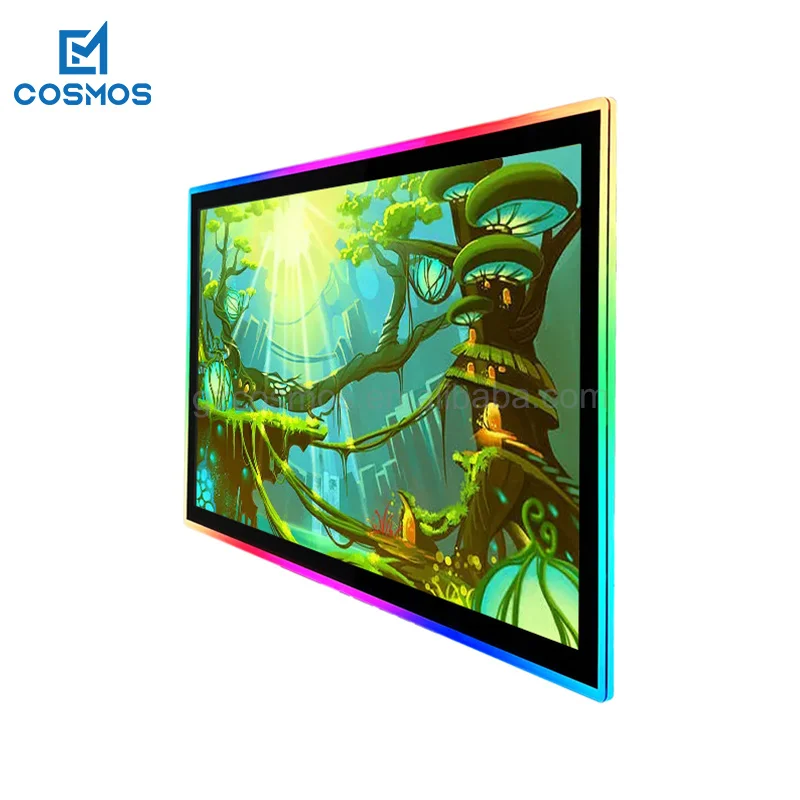 43 Inch Touch Screen Side Led Display Gaming Machine Curved Monitor For Skill Game Machine