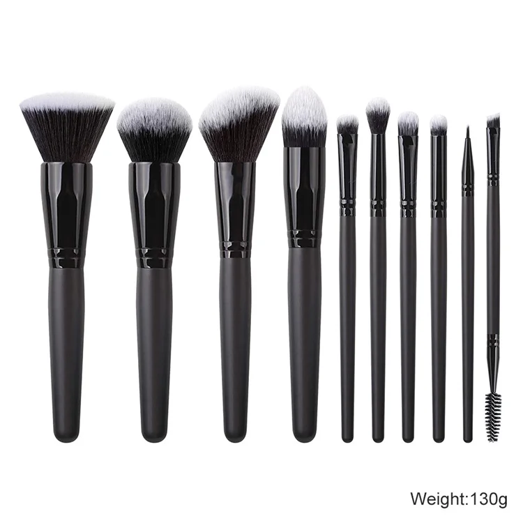 15pcs Pcs Private Label Face Synthetic Black Brush Makeup Set Professional