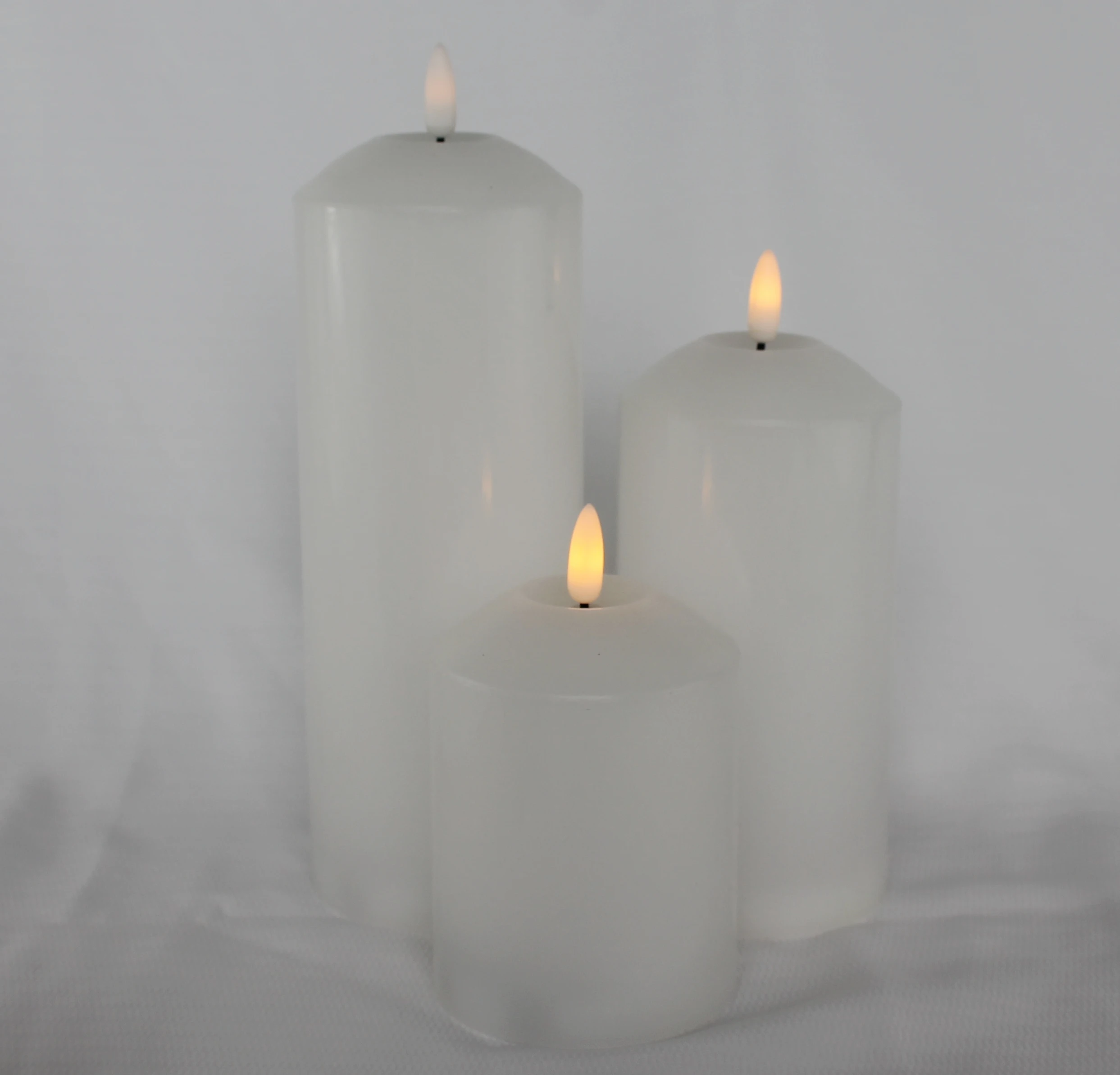 Wholesale LED  candles decorating real wax flameless candle eternal light candles