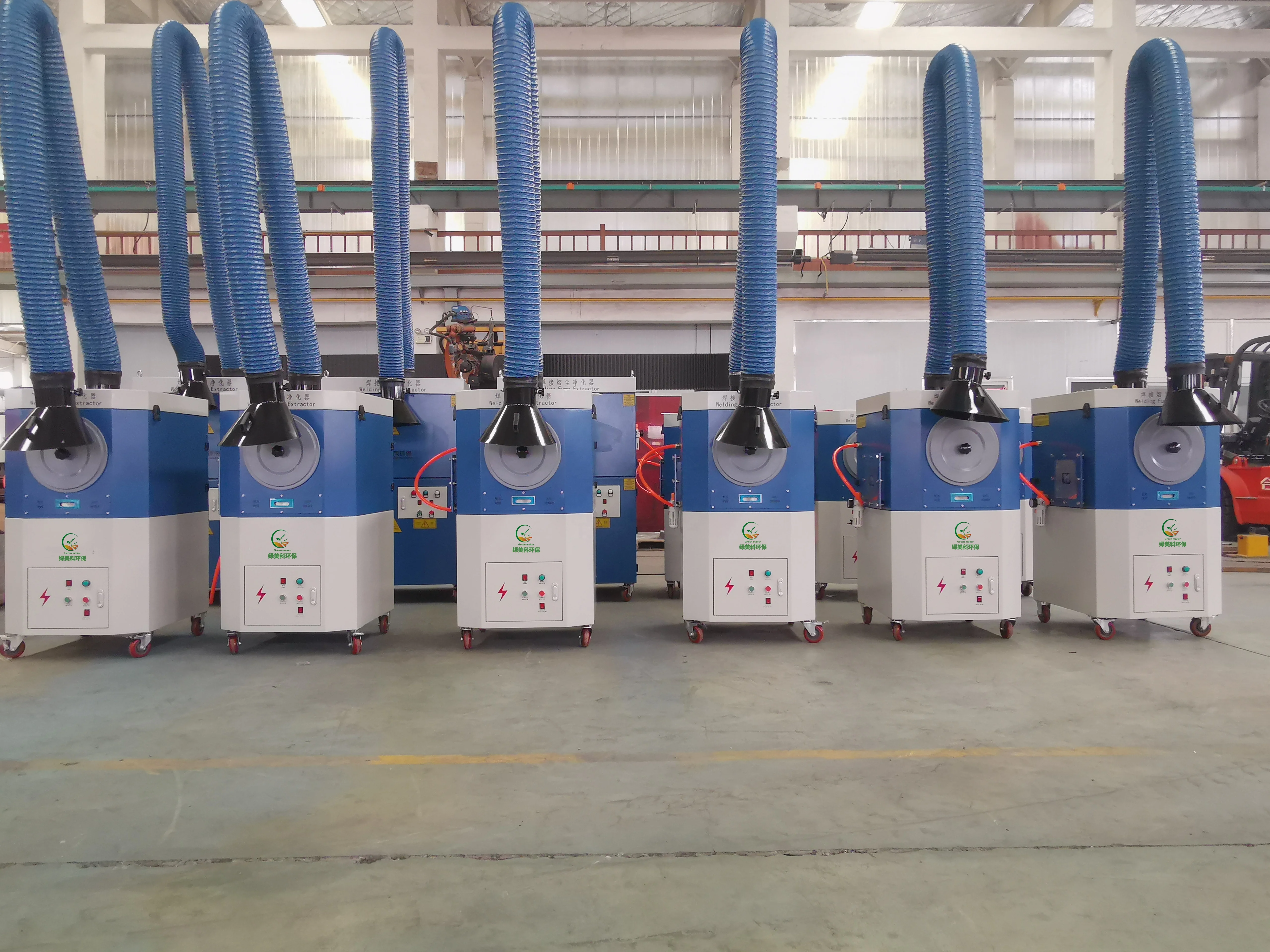 mobile dust collector and welding dust collector portable welding fume extractor extraction