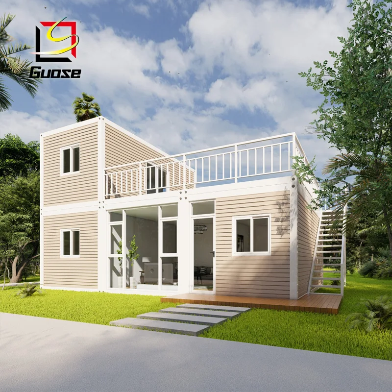 Dominica prefabricated cheap fast build eps board container cargo mobile house flat pack container house