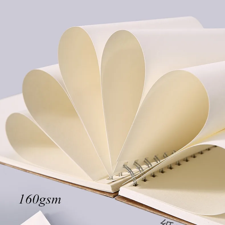 stationery sketch paper kraft hardcover sketchbook