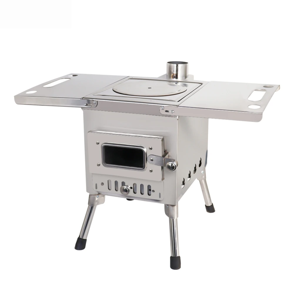 Newly Stainless Steel Toaster Charcoal Kit Outdoor Korean Bbq Grill Wood Fire Pizza Oven