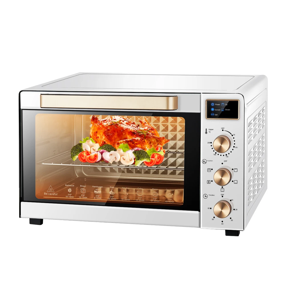 Профессиональная фабрика, 3 роскошных ручки управления, Домашняя мини-печь для пиццы