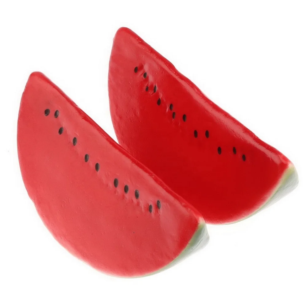 
Gresorth Artificial Lifelike Simulation Watermelon Slice Fake Fruit Home House Party Kitchen Decoration 
