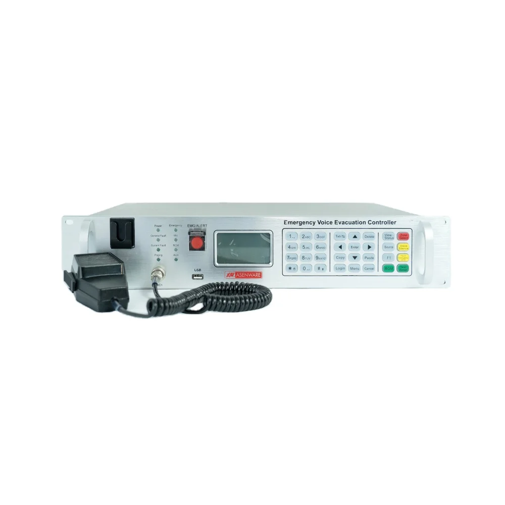 Multi Functional Voice Alarm System  controller for industry and Office