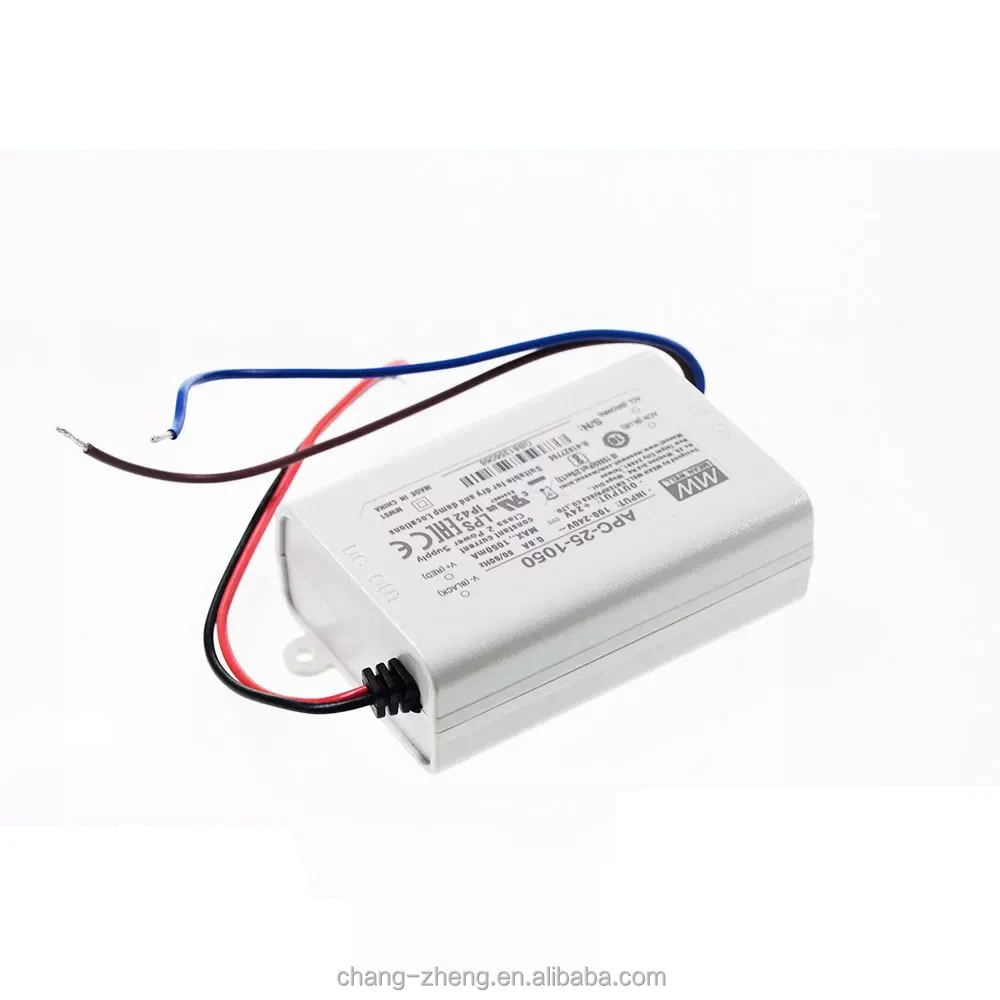MeanWell APC-25-350 500mA 700mA 1050mA Single Output Slim Power Supply for Led Grow Light Driver