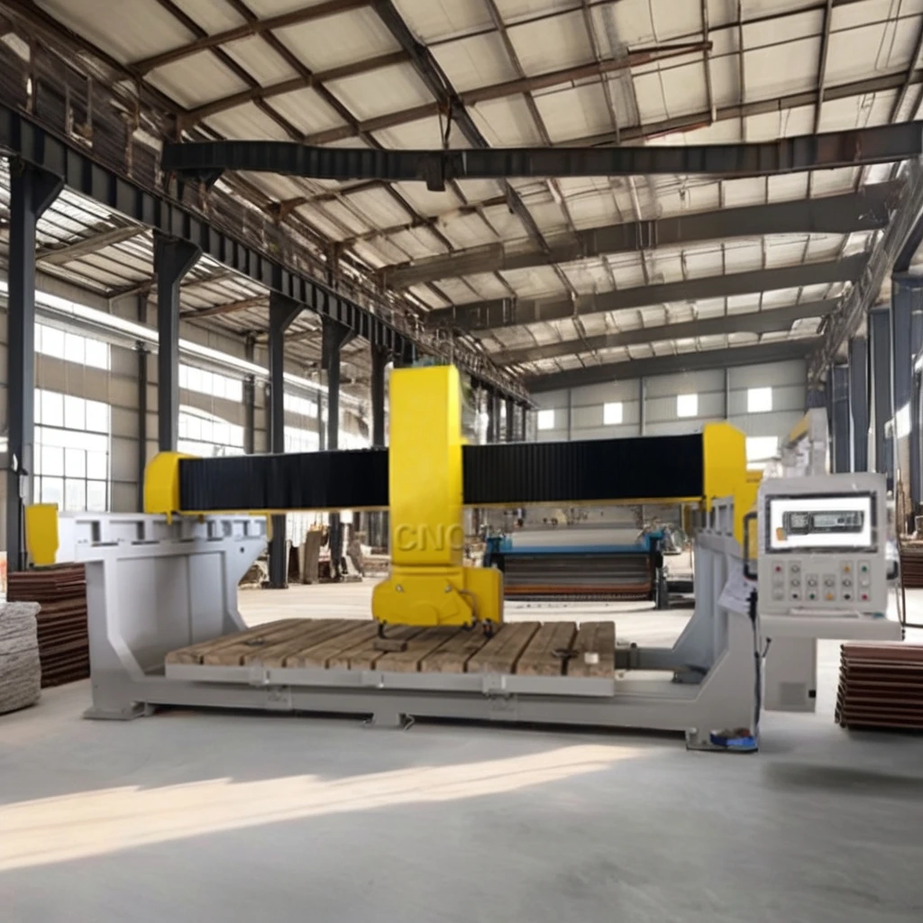 Bridge Saw 5 Axis Stone Cnc Bridge Cutting Machine Stone Kitchen Counter Top Cutting Machine Quartz Stone Cutting Machine Water