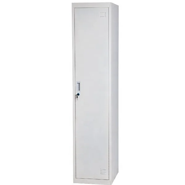 
Wholesale Dubai Cheap Metal Single Door Steel Locker for Hanging Clothes 