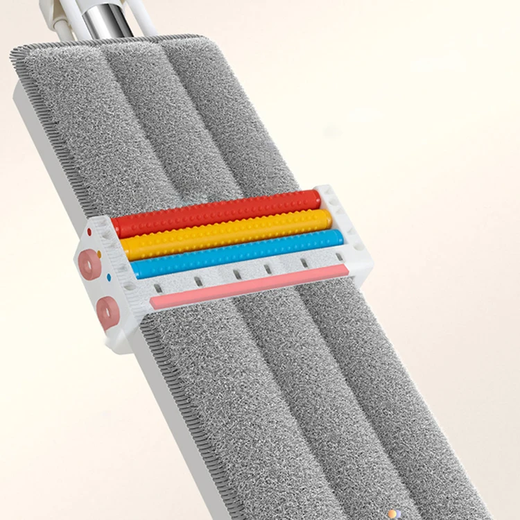 360 microfiber lazy stainless handle floor cleaning flat self mop free hand wash cleaning mop