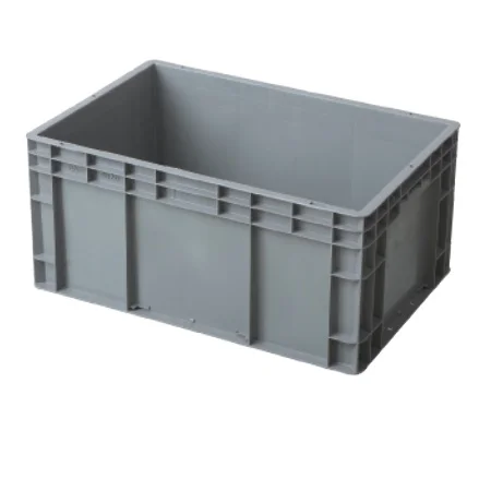 High Quality Auto Parts Plastic Storage Box Solid Style Injection Recycle Moving Industrial Storage Stackable