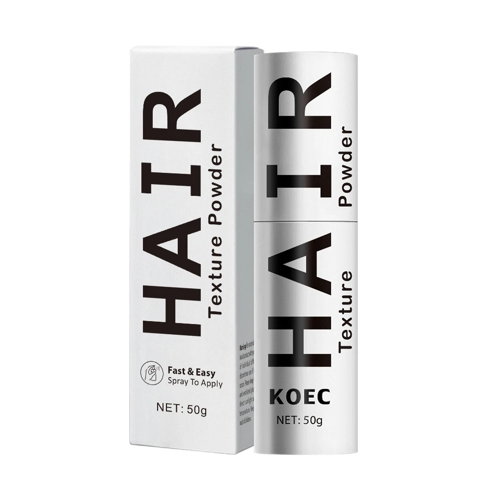 KOEC Hair Texturizing Powder Private Label Styling Powder Matte Texture Hair Spray Strong Hold  Instant Volume dust Dry Shampoo