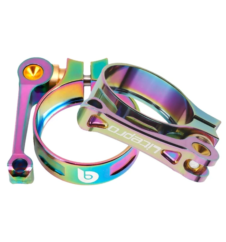 litepro aluminum alloy seat post quick release folding bike bicycle seat post clamp 41mm for 33.9mm seatpost