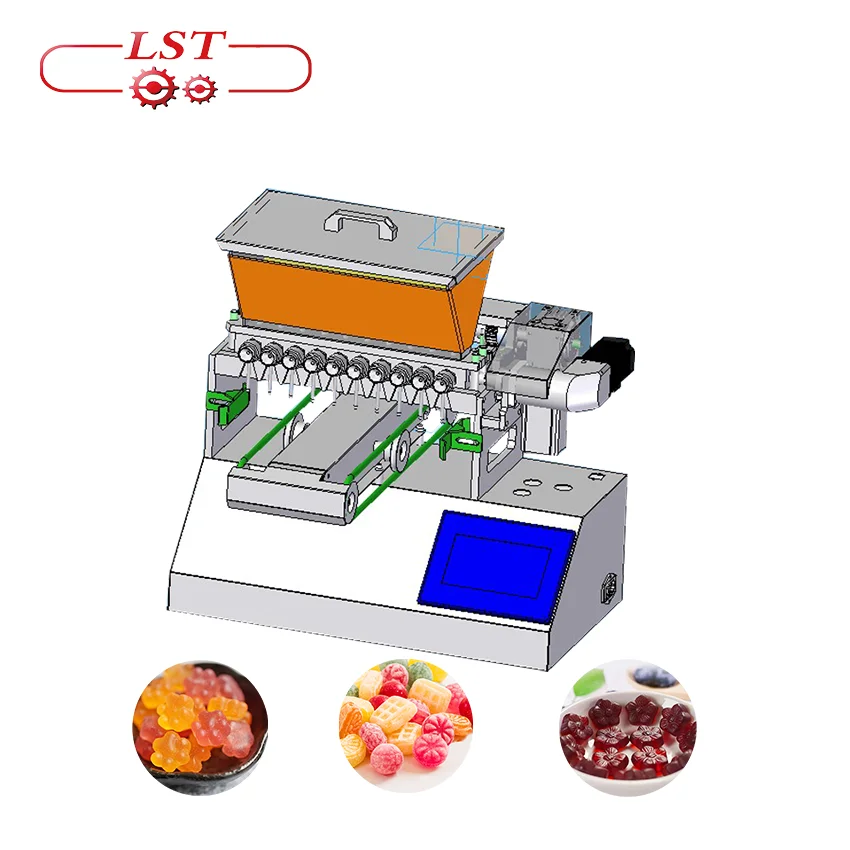 Stock Available gummy soft candy making machine depositor for custom private label