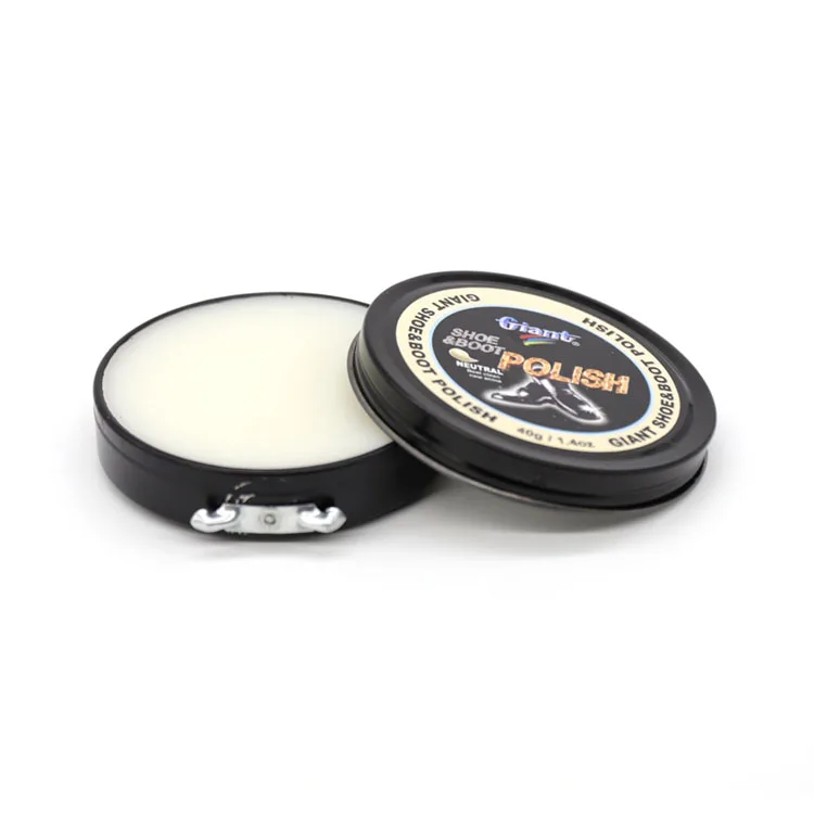 Tin Box High Quality Solid Shoe Polish 80g