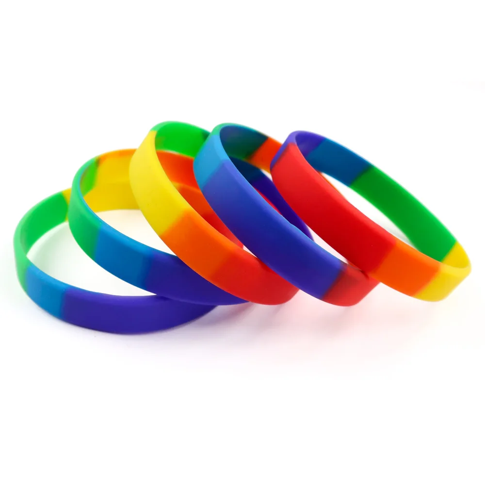 promotional giveaway oem energy recycled silicone adult wristbands bracelet