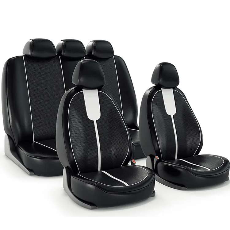 
New Design Easy Clean Waterproof Business Pu Leather Luxury Car Seat Cover For Universal 