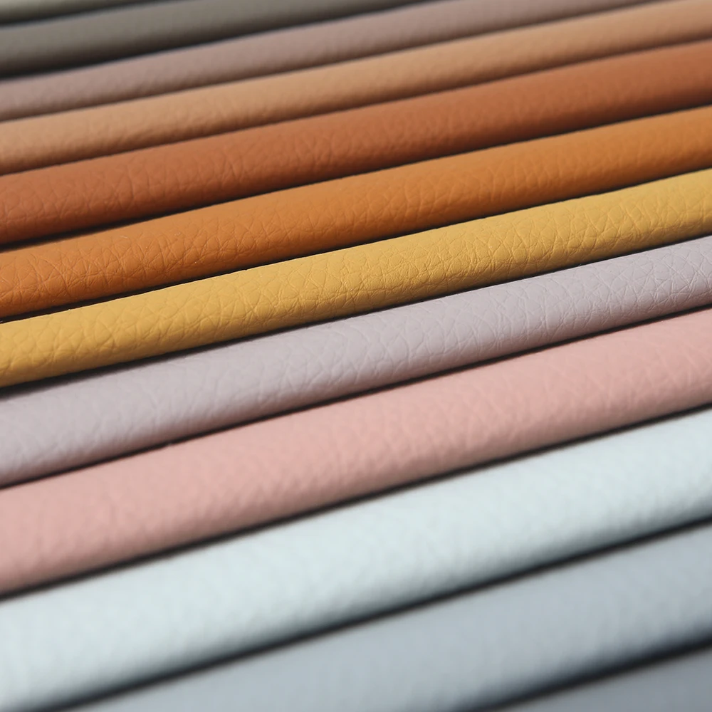 cheap price 500GSM synthetic leather fabric sofa fabrics upholstery home deco fabric manufacturing