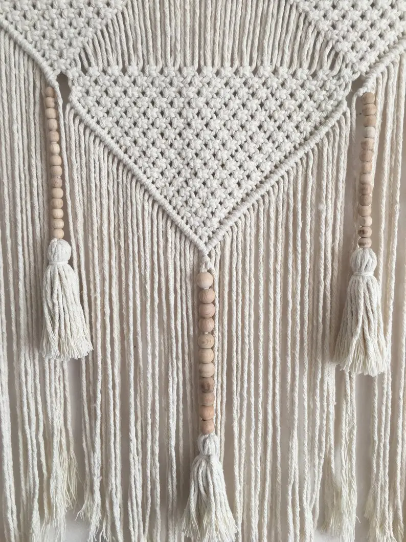 Small Woven Tapestry Wall Art Boho Home Apartment Nursery Party Wall Hanging Decorations