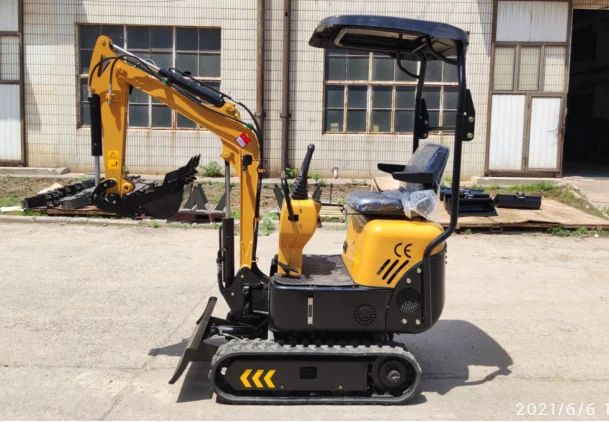 loading bucket 1 tone digger  vicsec mini excavator attachments   digger machine