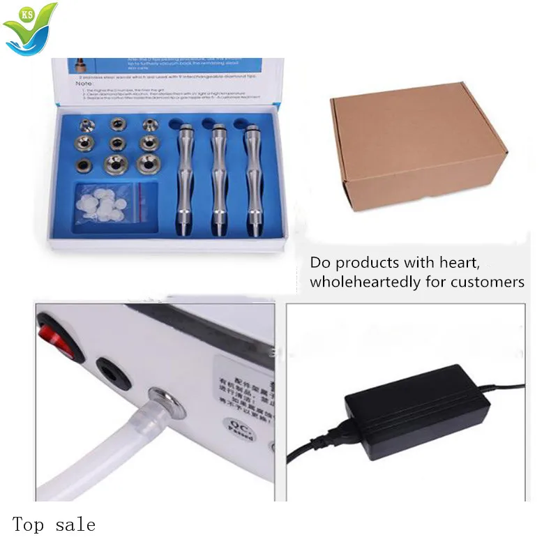 Diamond Dermabrasion machine Face Deep Cleansing Blackheads Remove Pore Cleanser Beauty Skin Peeling Machine with oxygen jet