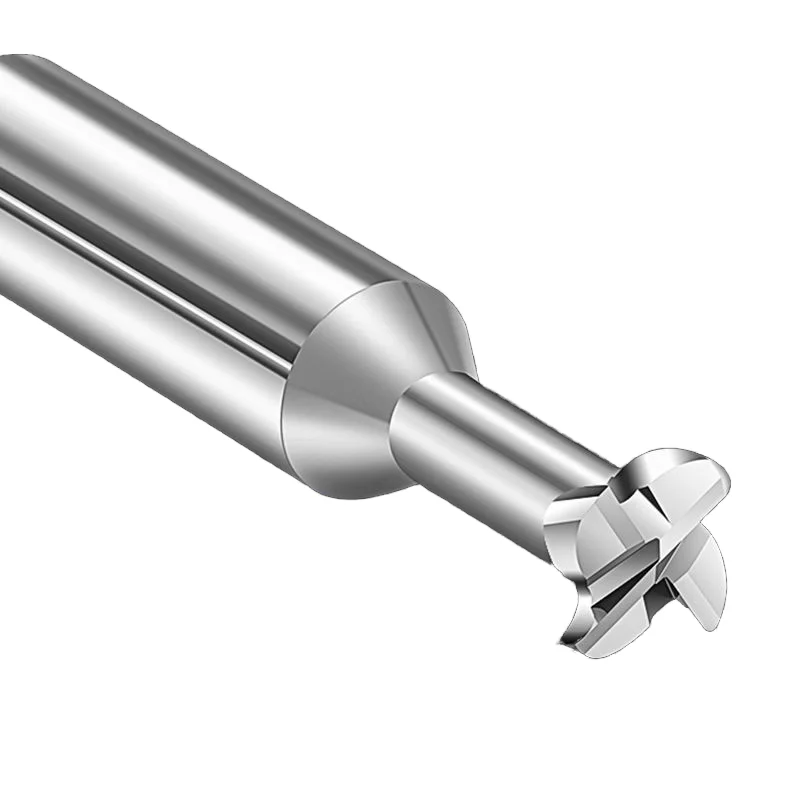 Corner Radius T slot Two Four flutes spiral flat milling cutter carbide cnc slotting cutter