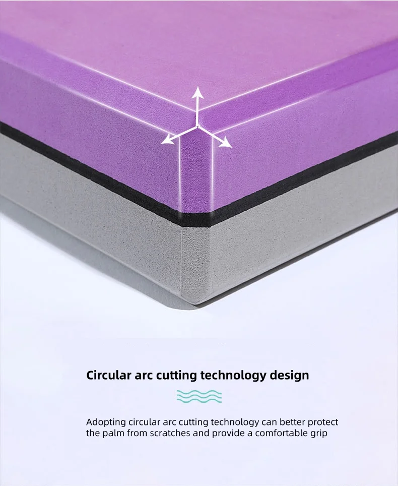 custom logo moq 20pcs 200g lightweight odorless yoga blocks moisture-proof high density EVA foam yoga block