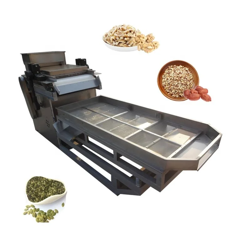 Professional CE approved automatic dried fruit dice cutting machine /almond hazelnut chopping machine for hazelnut crumbs