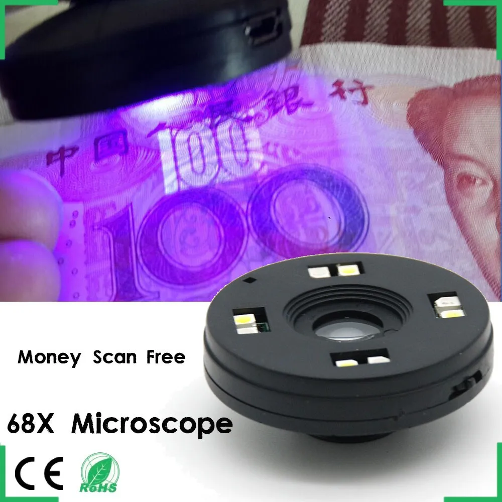 Optical Zoom Phone Lens Tablet Microscope LED Telescope Lens Universal Clip