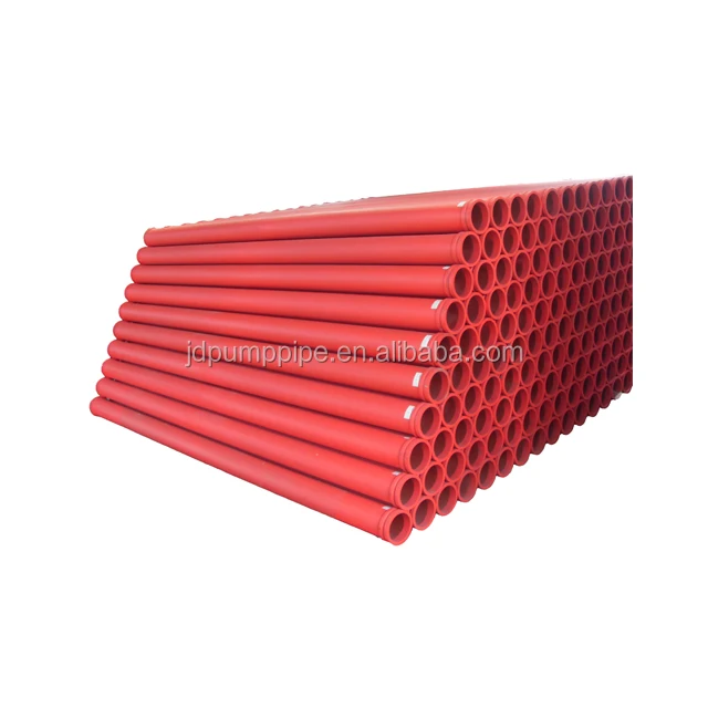 Concrete pump straight pipe seamless and straight  concrete pump pipes