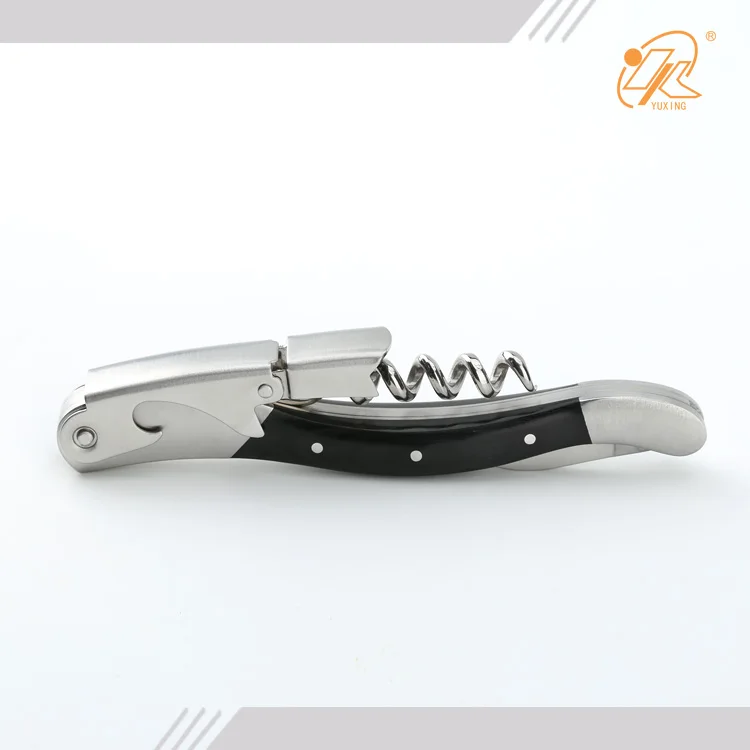 Great Cork Screw Rosewood Red Wood Wine Opener And Black Gift Box Set And Wooden Wine Bottle Waiters...