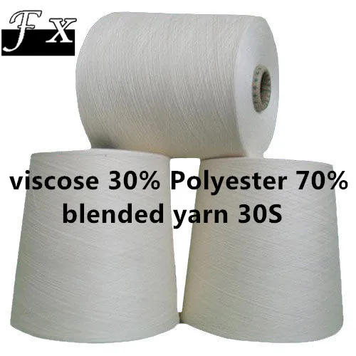 ПВ-полиэстер 32s 65% вискоза 35% смешанная пряжа