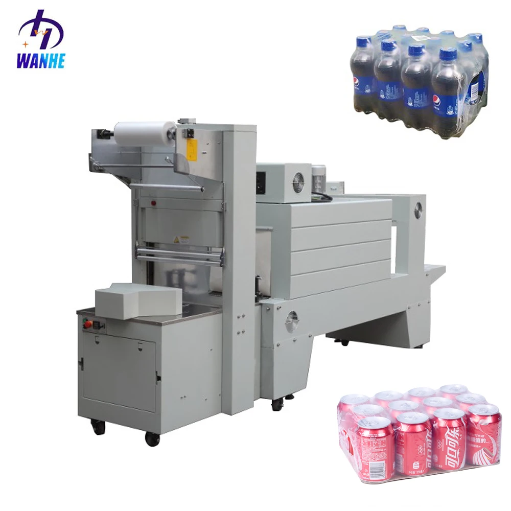 Factory Price High Speed Automatic PE Film Bottle Water Beverage Shrink Stretch Heating Tunnel Wrapping Packing