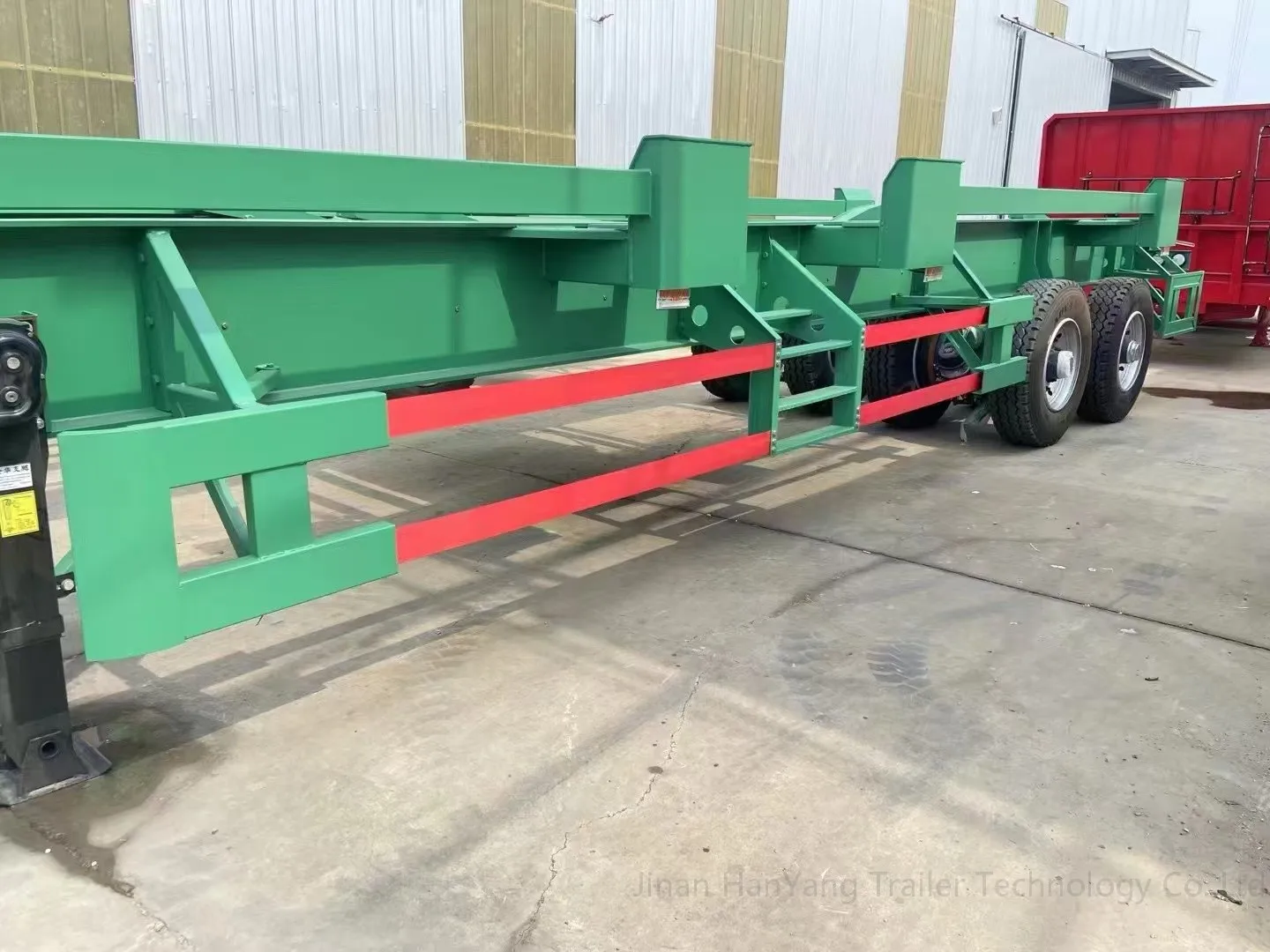 2024 new high quality 40 Tons 20ft 40ft  Container Skeleton Semi Trailer for hot sale