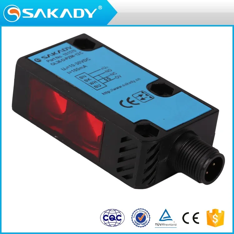 GL36 7m Industrial Waterproof Mirror Reflective Infrared Photo Electric Sensor