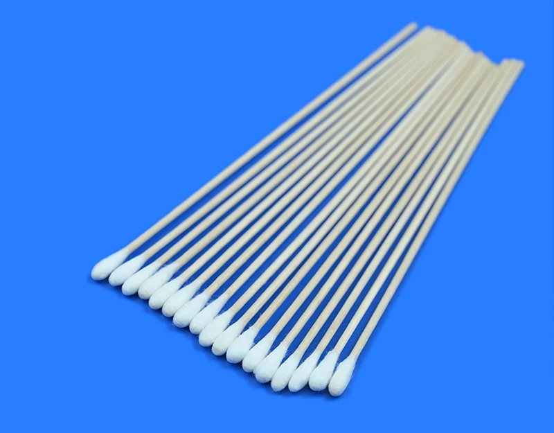 Medical Sterile  Swab Cotton Sampling Swab Applicator Specimen Collection PCR Disposable Sampling Swab Wooden Stick Viscose