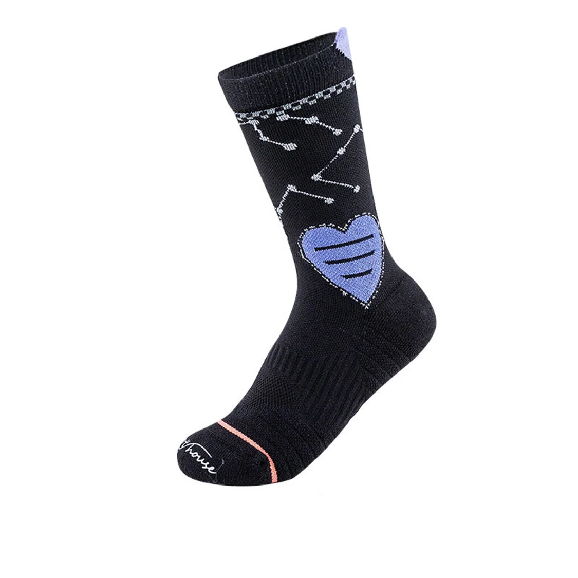 Oem Custom Quick Dry Sport Socks Thick Elites Women Crew Running Athletic Cycling socks With Logo