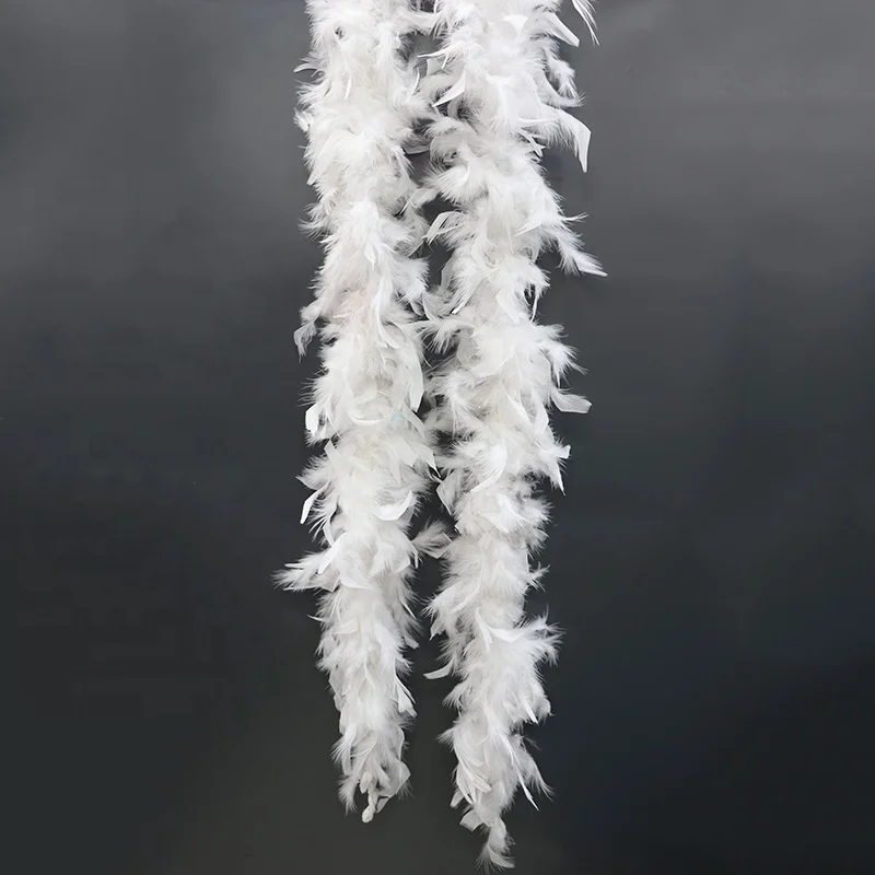Dyed feather boa Cheap Turkey Feather Chandelle Feathers Boa for Party Carnival Celebration Festival Decoration