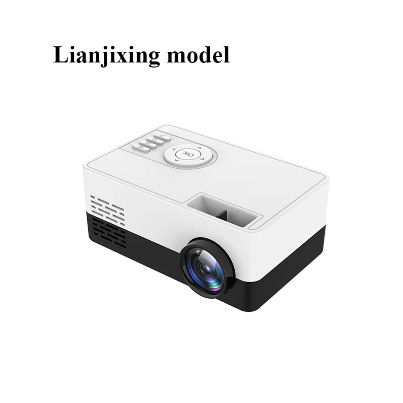 Factory Outlet Hot Network Yellow/Black/Pink/Blue J15 LED Portable 1500lumen 3.5mm 320x240 Pixel Mini Projector Home Media Play