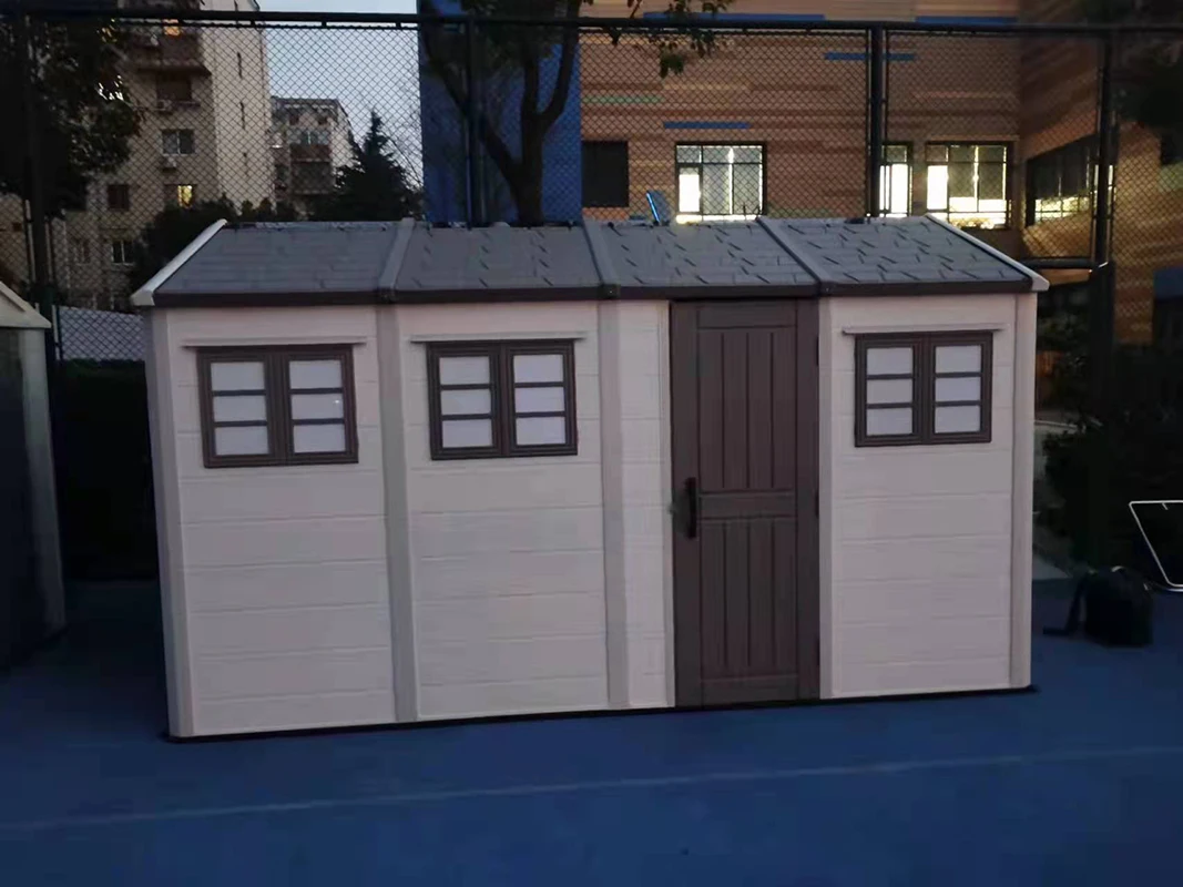 Kinying Waterproof Plastic HDPE Garden Supplies Backyard Storage Sheds Summer House Garden sheds storage outdoor house