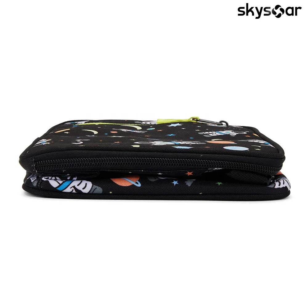 Supplier Durable Freezable Lunch Box Cute Girls and Boys Funny Spaceman Cartoon  Printing Insulated Cooler Bento Tote Lunch Bags