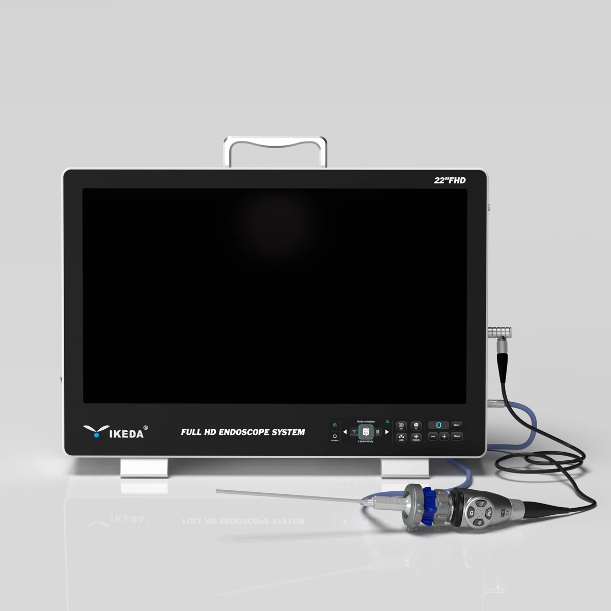 AKX HOT SELLING YKD-9122H Portable all-in-one Medical Endoscopy Camera System with In-Built Recorder